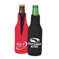 Product: Customized zippered Bottle Buddies, Item # BOTBUD-CUST