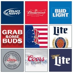 Beer branded neoprene can and bottle holder options
