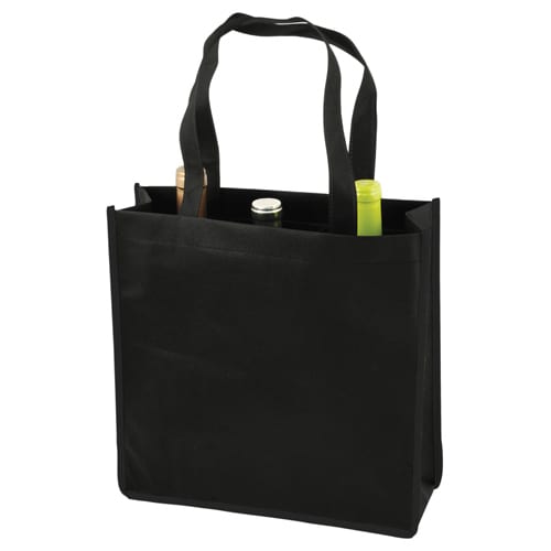 Reusable 3 Bottle Wine Tote Bag