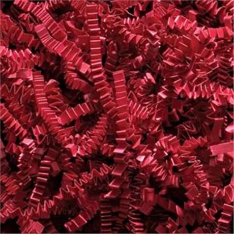 Red Crinkle Cut shredded basket filler