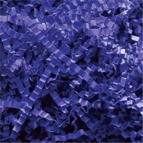 Royal Blue Crinkle Cut shredded basket filler