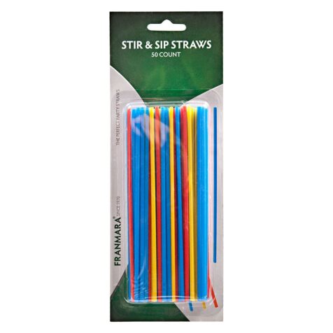 Product: cocktail stir & sip straws; ITEM # FSTRAW