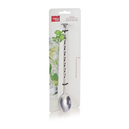 Product: Vacu Vin stainless steel bar spoon, item # VACBSPOON