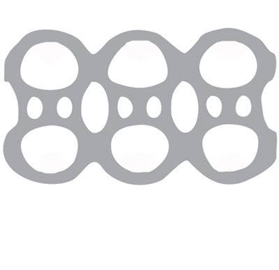 single image of plastic 6 pack rings, item # bd-204