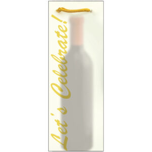 clear celebrate gift bag