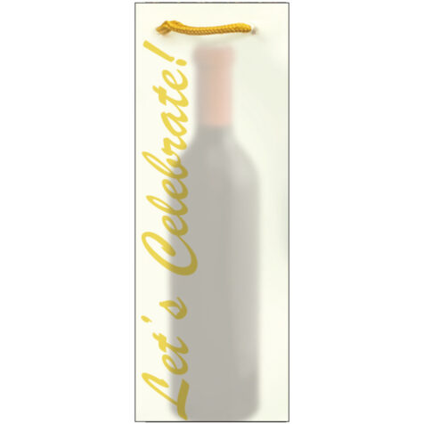 clear celebrate gift bag