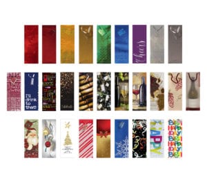 single 1 bottle decorative wine gift bags