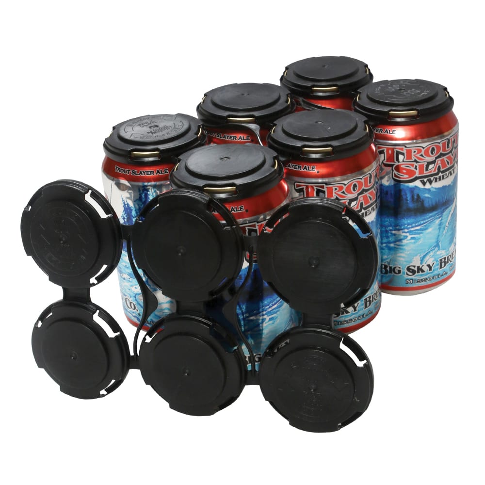 6 PAK Can Clips HDPE Hard Plastic Pakit Products
