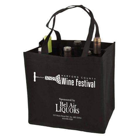 Custom 6 Bottle Wine Carrier 750 ml