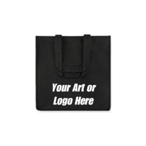 Black reusable 6 Bottle Wine Tote Bags
