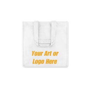 White reusable 6 Bottle Wine Tote Bags