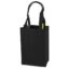Product: reusable 2 bottle wine tote bags, item # CWT2TU