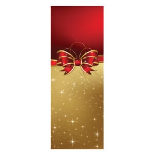 Product: Gold & Red Bow Gift Bags, Item # MGB Red Bow