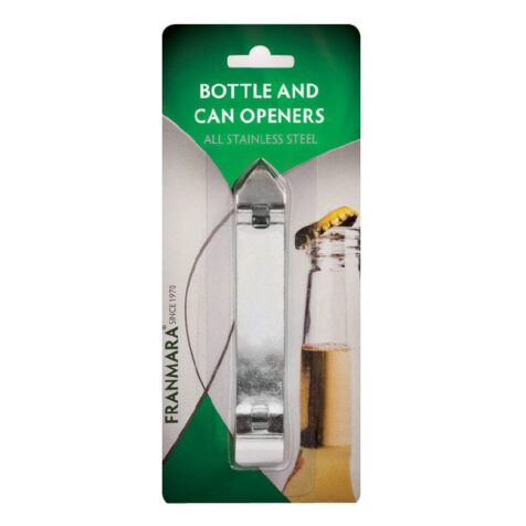 Product: Carded carded Stainless Steel Bottle & Can Opener, item #FCBCO