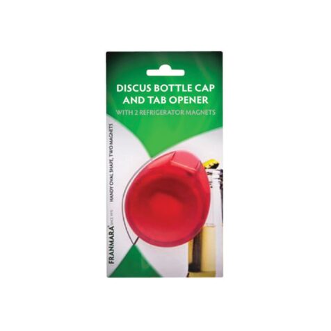 Discus Bottle Cap and Tab Opener