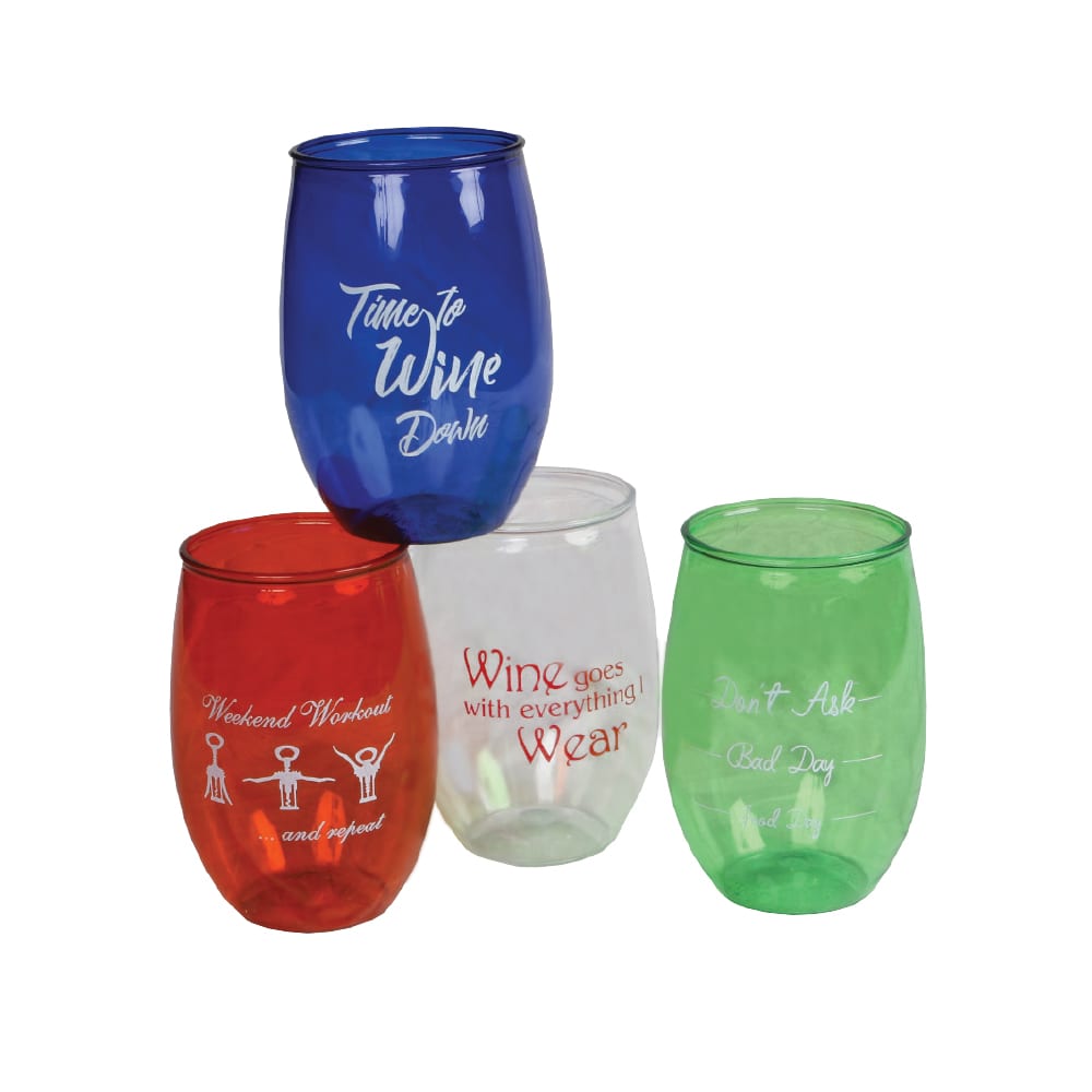 Acyrlic Stemless Wine Glasses Whole Pak It S Acrylic Stemless Wine Glasses Item Glastwine