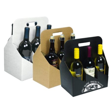 custom 6 bottle wine carrier