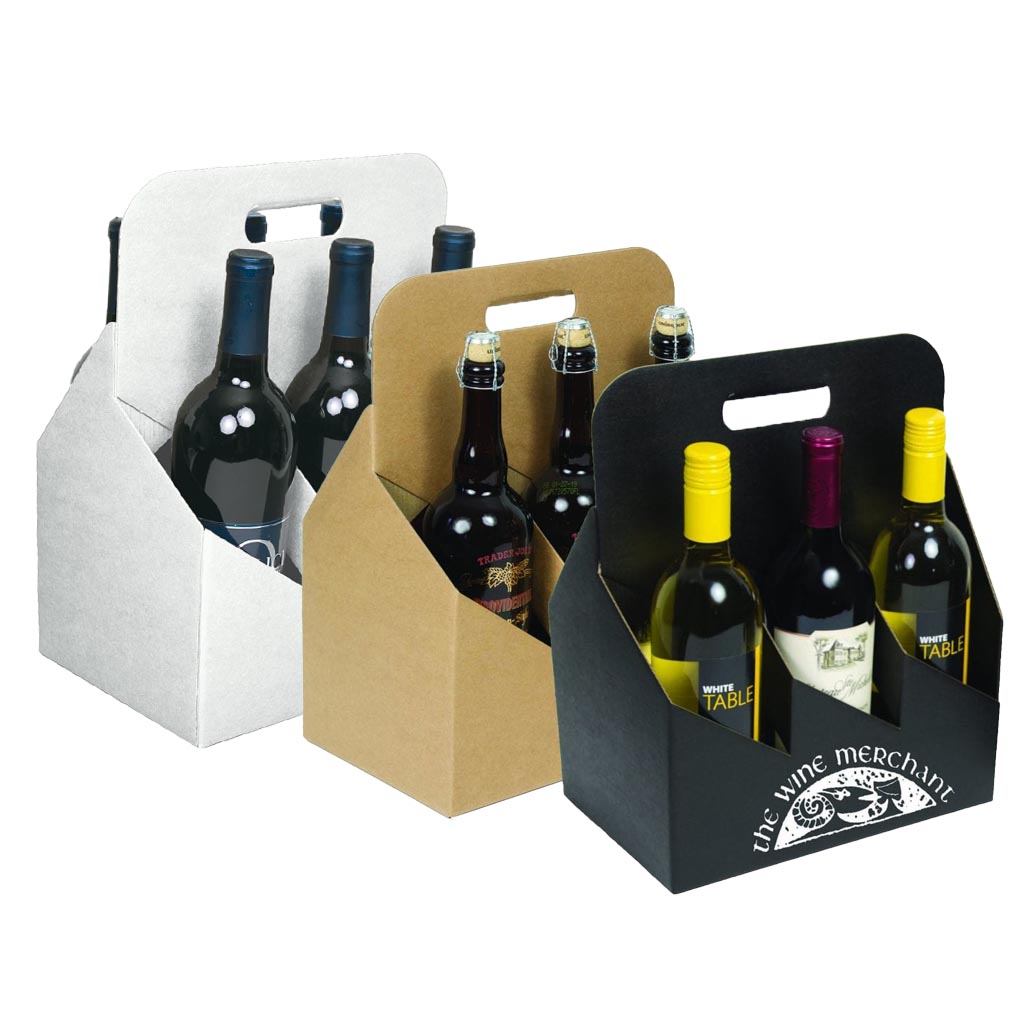 6 Pack Wine Carrier for 750 ml bottles 60/cs