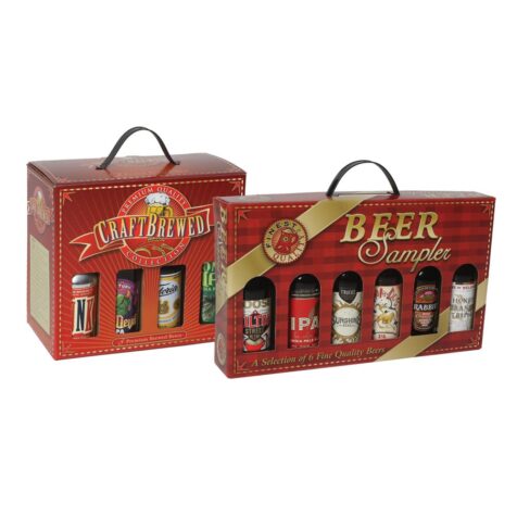 Fillable beer gift box; Item # GS6 & MG8