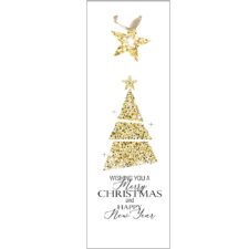 Xmas Tree Wine Gift Bag