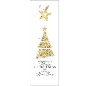 Xmas Tree Wine Gift Bag