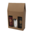 Product: Cardboard 3 bottle wine carrier #WB3B-CWW