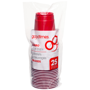 Product: Red Party Cups, item #GLARED25