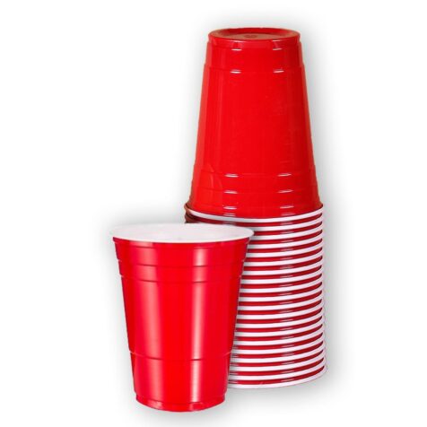 2 oz. Mini Red Party Cups in a Resale Pack - Wholesale - Pak-it Products