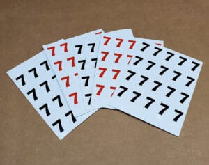 Shelf Price Numbers - 7