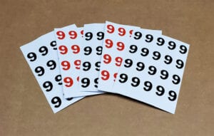 Shelf Price Numbers - 9