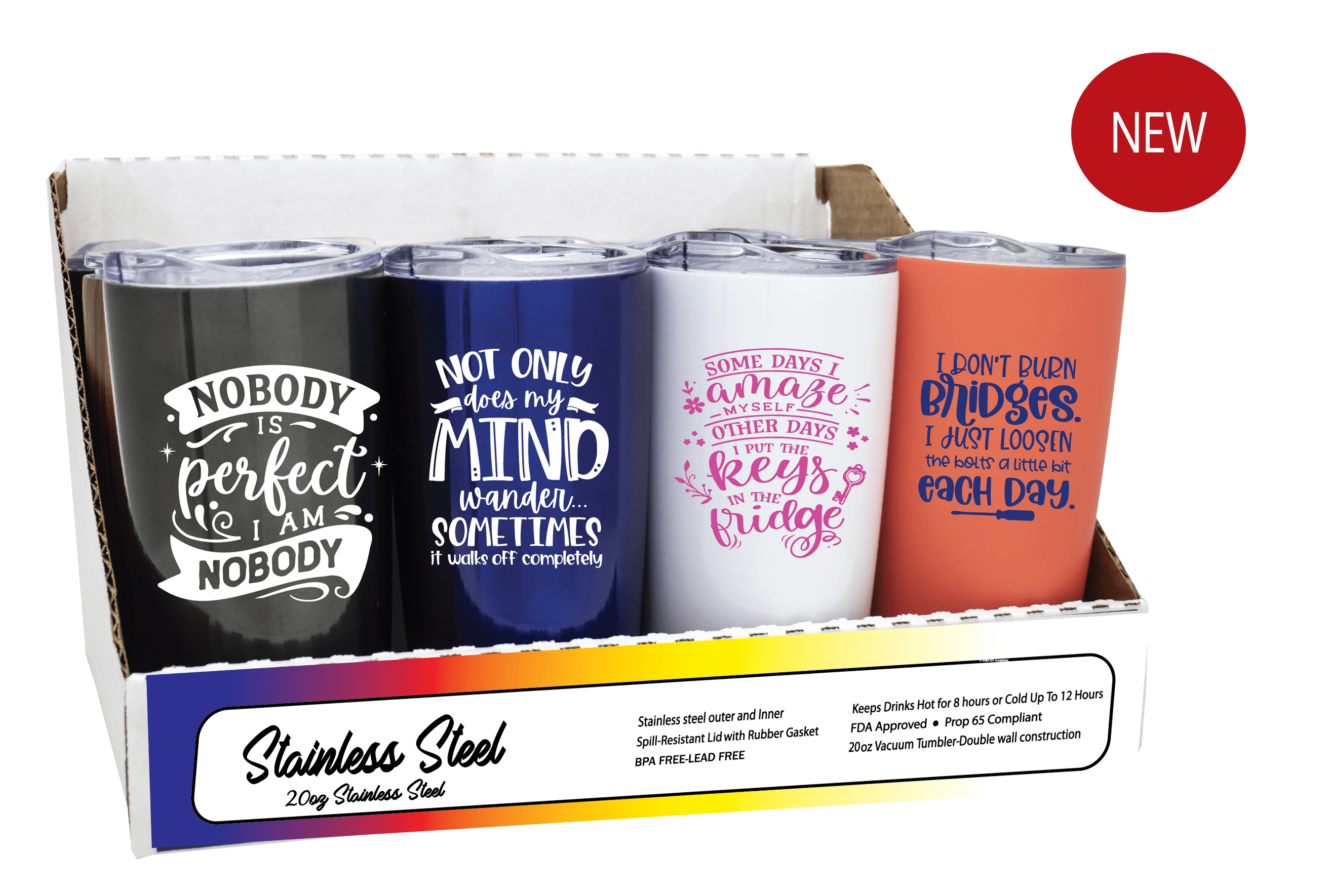 20 Oz Tumbler Replacement Lids, Spill-proof Lids, Cover For 20 Ounce T -  Wander Prints™