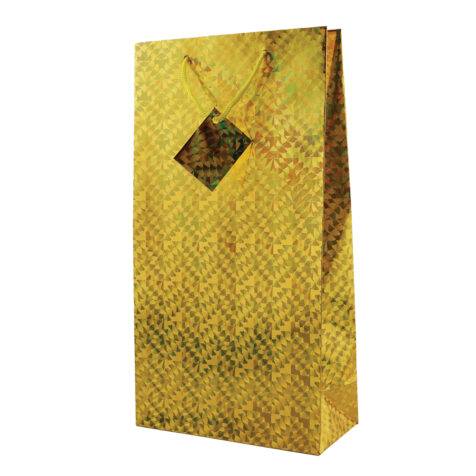 6515 Gold Hologram Bag