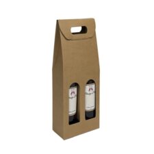 Kraft smooth finish 2 bottle carrier