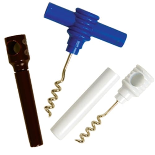 2 piece plastic pocket corkscrew , Item #CKS