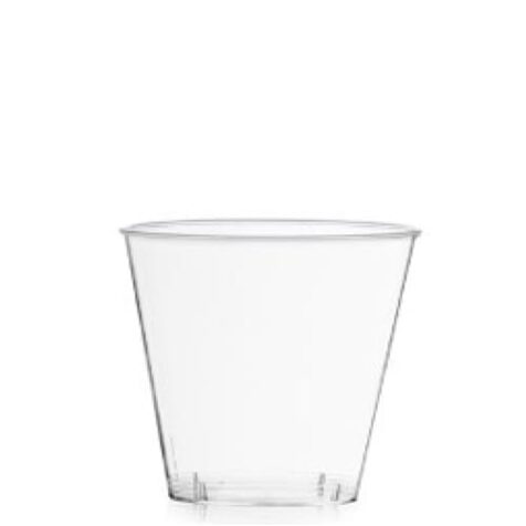 Product: Rigid Plastic 5 oz. squat cup; item # GLA05