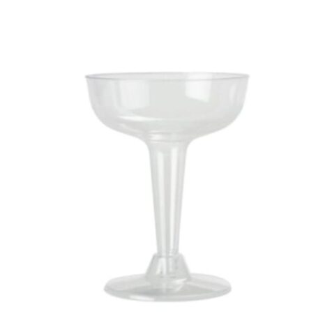 Product: 2 piece Champagne Bowl style glasses, Item # GLACH