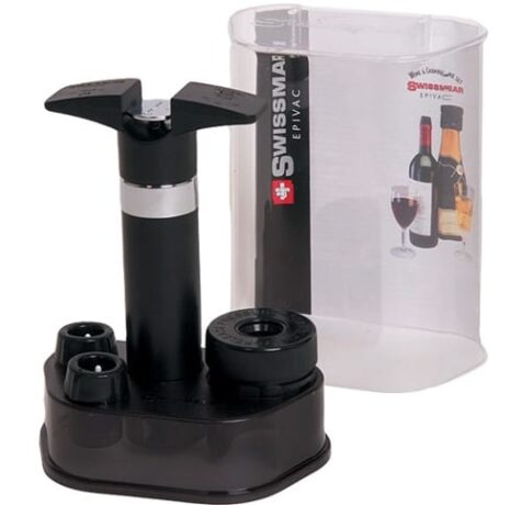 Product: Swissmar wine and champagne dual function pump; ITEM # SMWCP
