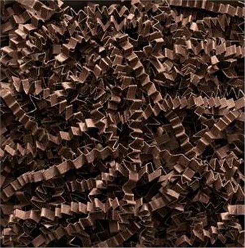 Chocolate Crinkle Cut shredded basket filler