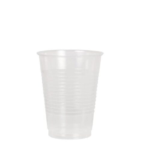 Product: 5 oz. soft plastic translucent cup, ITEM # gla5soft