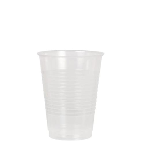 7oz Translucent Plastic Cups - Disposable Cold Drink Clear Party