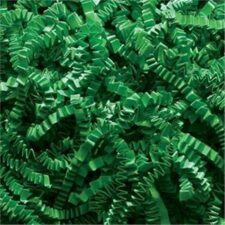 Green Crinkle Cut shredded basket filler