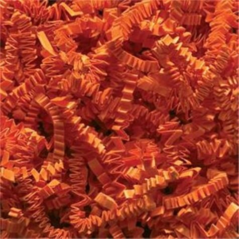 Orange Crinkle Cut shredded basket filler