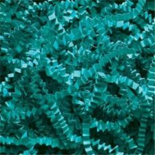 Teal Crinkle Cut Shredded Basket Filler
